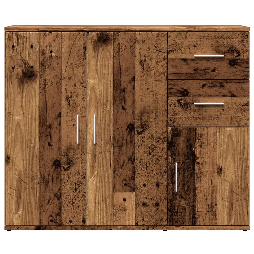Credenza Legno Antico 91x29,5x75 cm in Legno Multistrato 855906