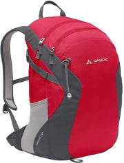 Zak da passeggio Grimming Red 24 l, borsa impermeabile per signore e signore, zaino da trekking leggero con ventilazione dorsale, tasca pratica per laptop