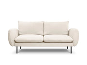 Cosmopolitan Design - Divano "Vienna" 2 posti in bouclé beige 