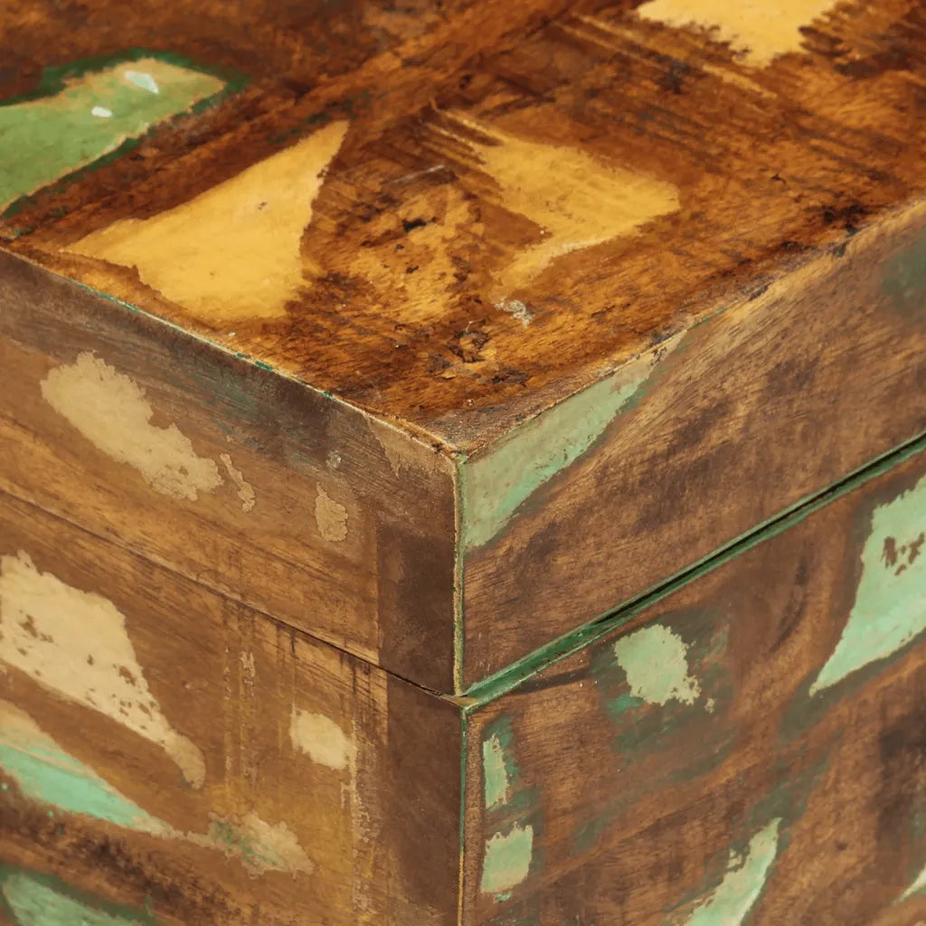 Scatola di Stoccaggio in Legno Massello di Recupero 241644