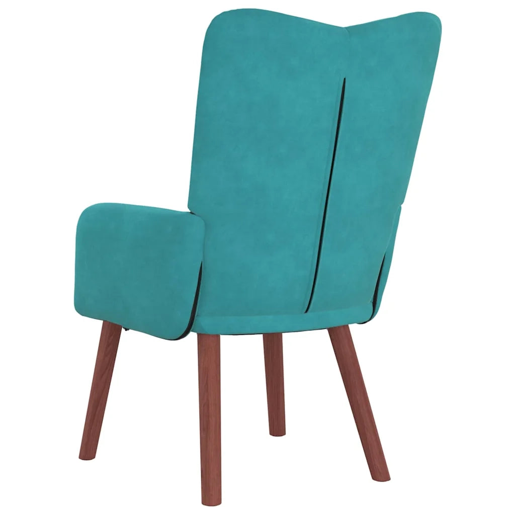 Divano Sedia-Poltrona Turchese 63 x 67 x 94 cm Velluto 780658