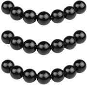 Kralen per 85 pezzi in onice nero 4mm con foro, pietre naturali in forma di rondelle per l'ornamento di collane, bracciali e gioielli.