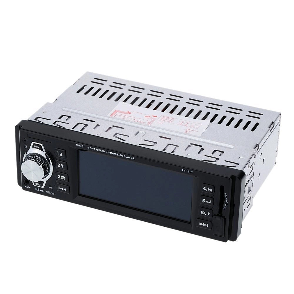 Trade Shop - Autoradio Display Lcd 3.6" Hd Usb Sd Audio Mp5-3310r Per Telecamera Retromarcia -