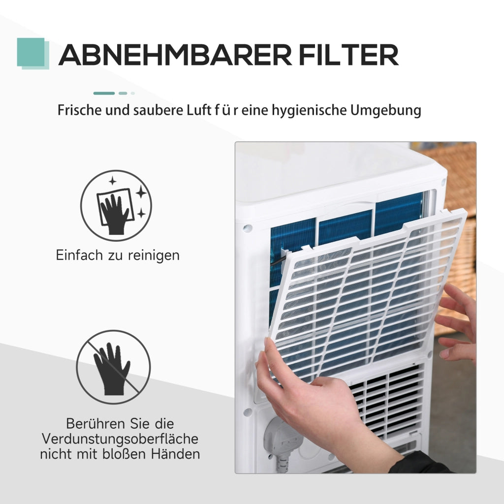 Climatizzatore Portatile 7000 BTU ¨C zephmum ¨C 3-in-1 Raffreddamento Deumidificazione Ventilazione Bianco