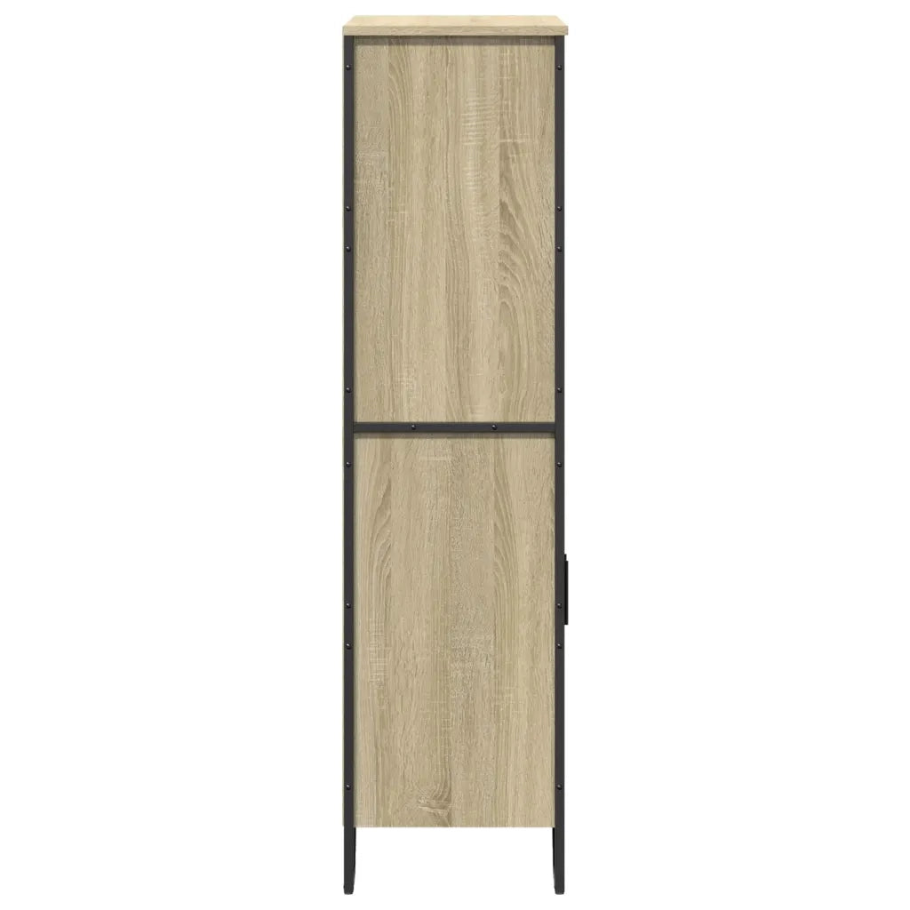 Credenza Rovere Sonoma 79,5x35,5x137,5 cm in Legno Multistrato 3295308