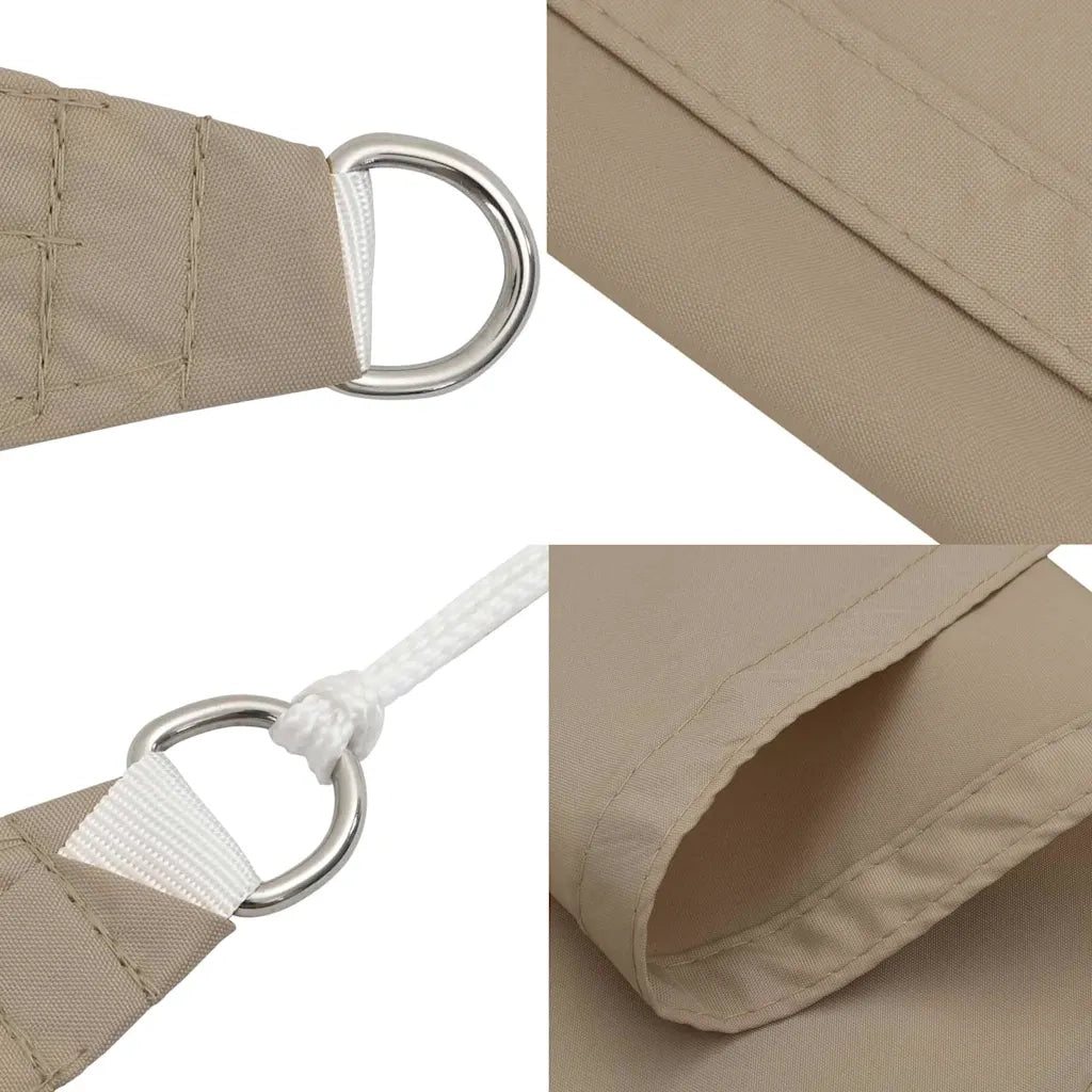 Parasole a Vela Oxford Triangolare 4x4x5,8 m Talpa 135452