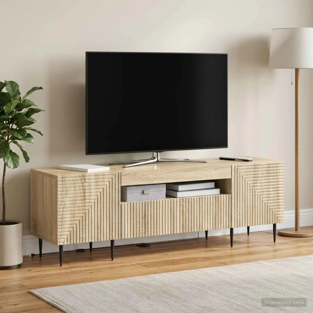 Mobile TV LED Rovere Sonoma Legno ingegnerizzato 896907