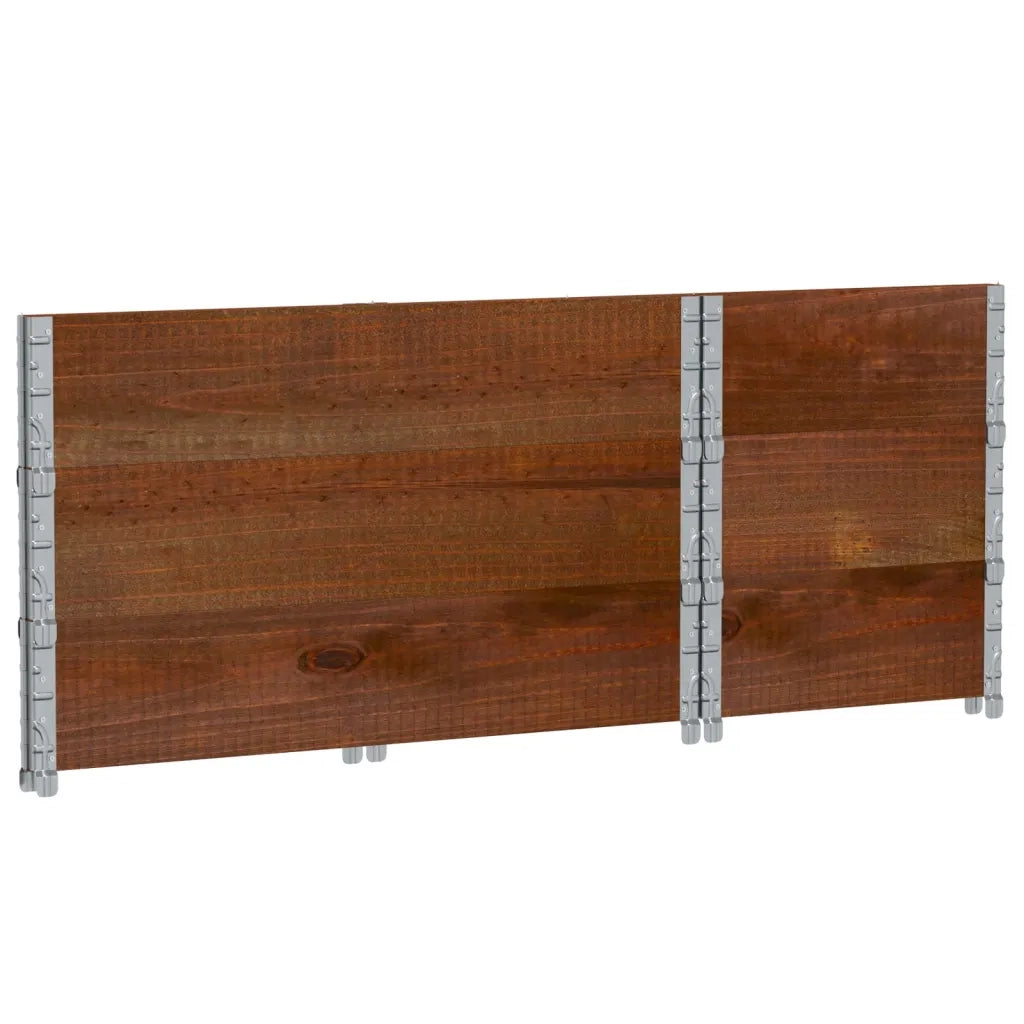 Fioriera da Giardino Marrone 100x50 cm Legno Massello di Pino 3295430