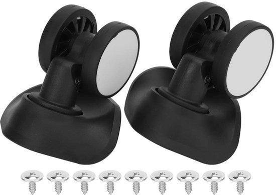 Ruote per Bagagli Sostitutive - Sostenibili - Leggere - Antiscivolo - Adatte per Accessori per Bagagli - Installazione Facile - Ruote per Bagagli
