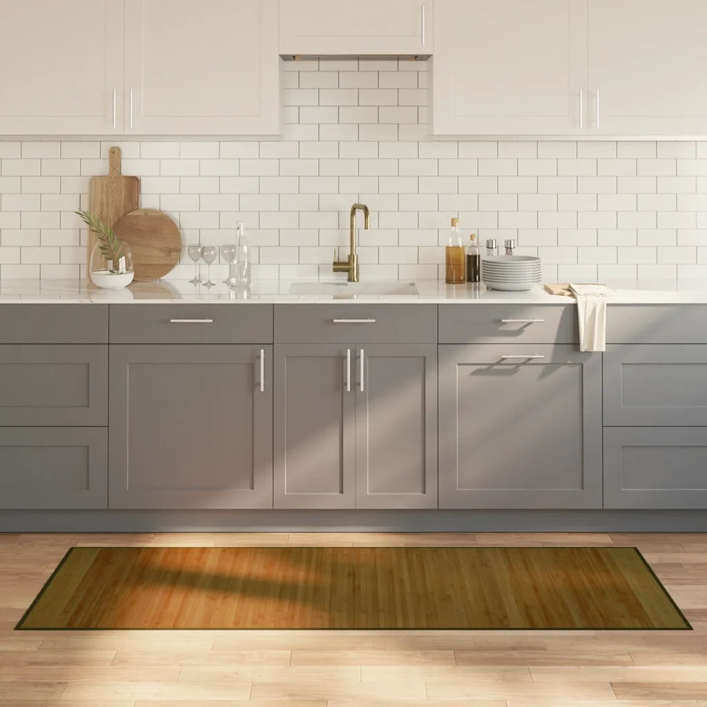 Tappeto Rettangolare Marrone 70x200 cm in BambÃ¹