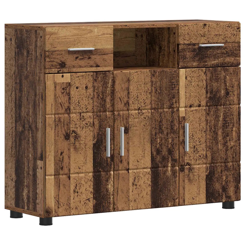 Armadio in Legno con cassetto Legno vecchio 88,5 x 30,5 x 73 cm 880289
