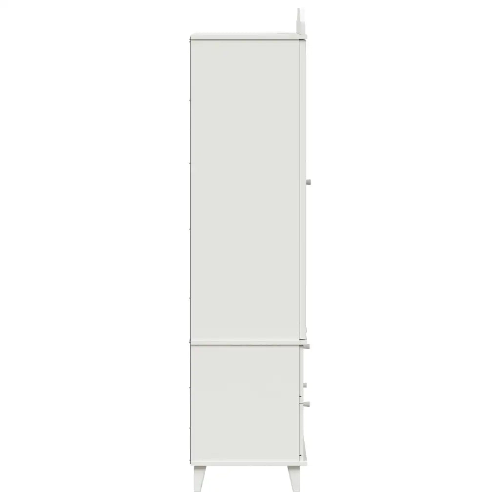 vidaXL Armadio con Lavagna con cassetto Bianco Legno multistrato