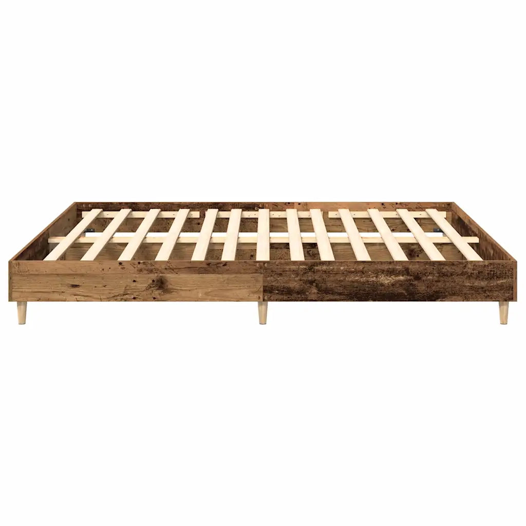 Giroletto senza Materasso Legno Antico 200x200 cm in Truciolato 3328706