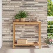 vidaXL Tavolino da salotto con archiviazione Marrone 85 x 35 x 75 cm