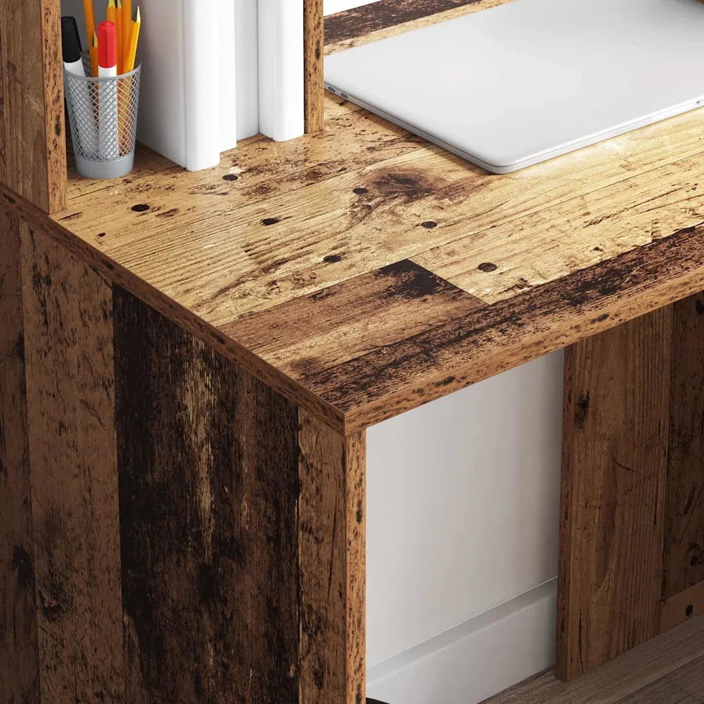 Scrivania | Tavolo da Ufficio Legno vecchio 91 x 50 x 149 cm Legno multistrato