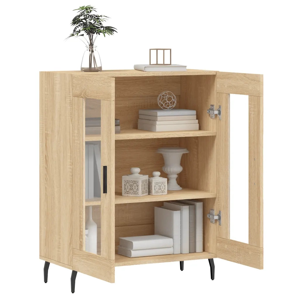 Credenza Rovere Sonoma 69,5x34x90 cm in Legno Multistrato 827807