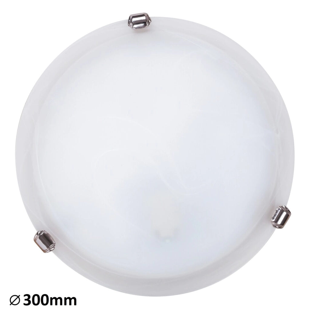 Plafoniera Rabalux Alabastro 30cm vetro bianco E27