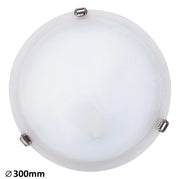 Plafoniera Rabalux Alabastro 30cm vetro bianco E27