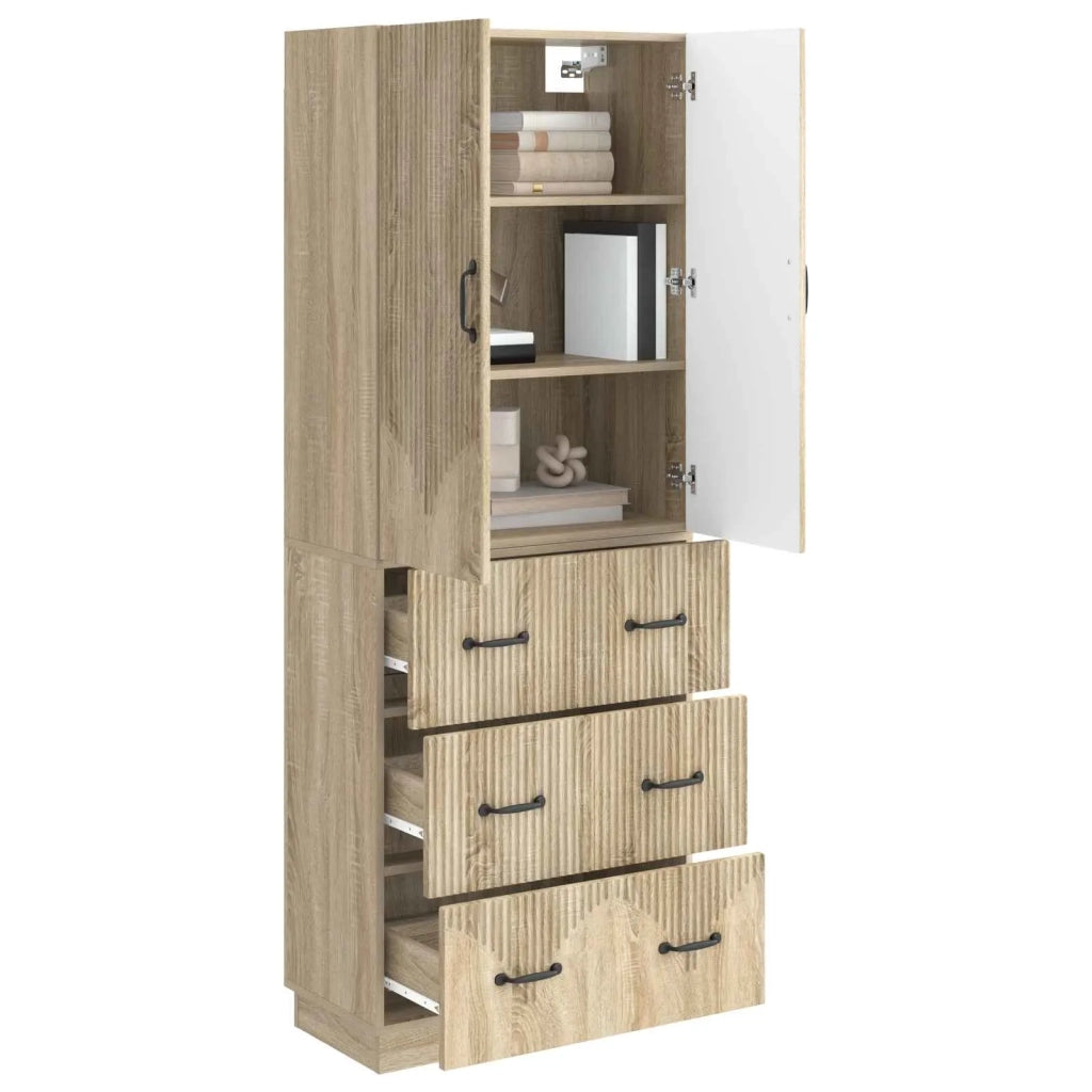 Set di armadi 2 pcs Rovere Sonoma 66 x 34,5 x 87 cm