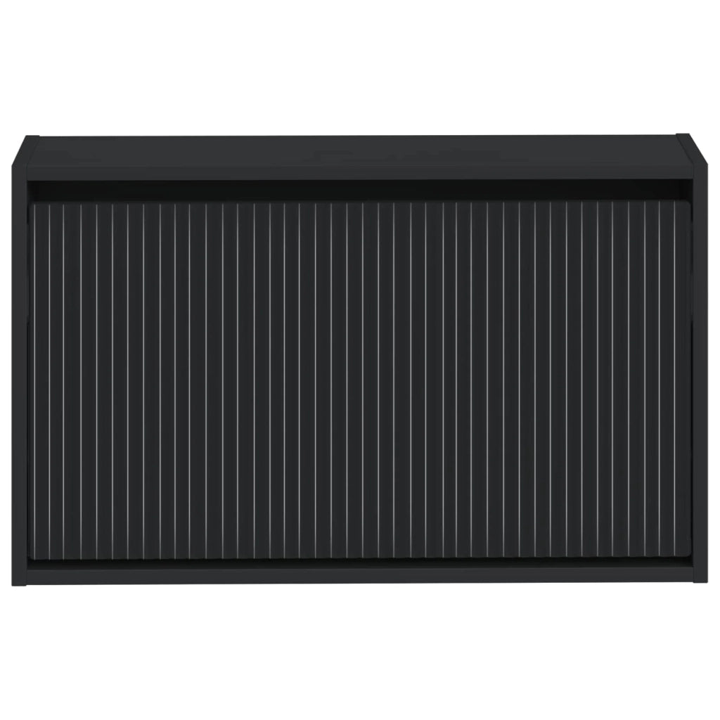 Mobiletto per Scarpe da Muro ARNHEM 71 x 17 x 43 cm Nero 896626
