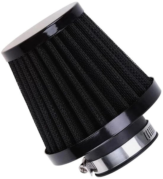 Filtro d'aria universale per motocicletta - migliorato flusso d'aria - nero - adatto per scooter e dirt bike - 38mm 39mm 40mm