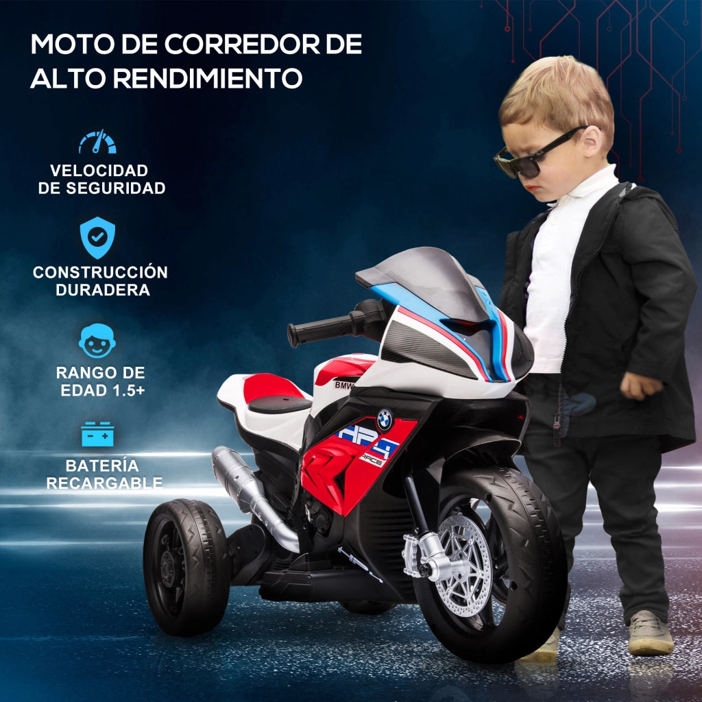 Moto Elettrica per Bambini ¨C Zephmum ¨C Rosso 82.5x42x54 cm