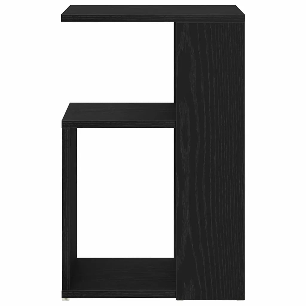 Tavolo laterale Rovere Nero 36 x 30 x 56 cm Legno multistrato 862630