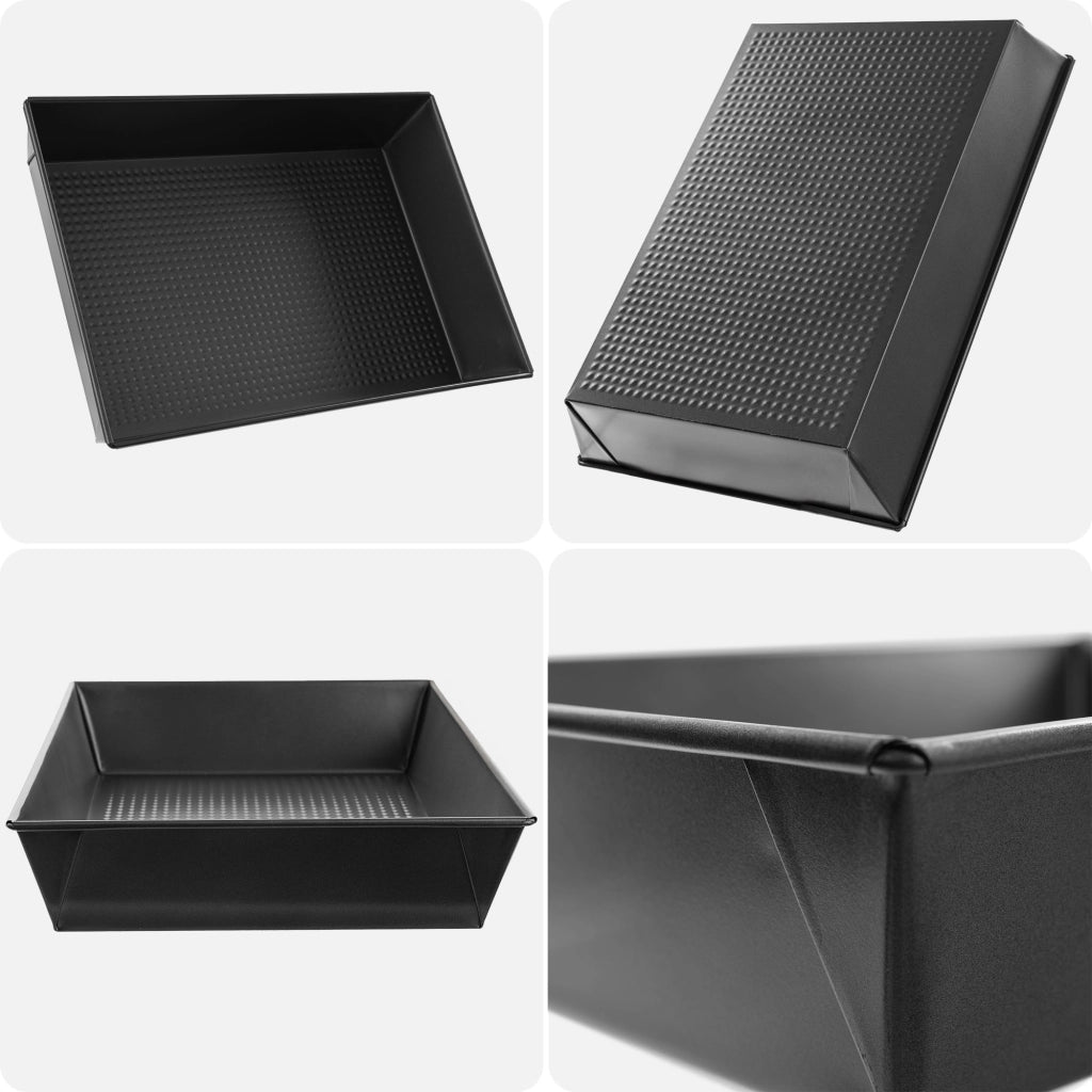 Teglia rettangolare antiaderente KADAX per torte, 34x23x6 cm.