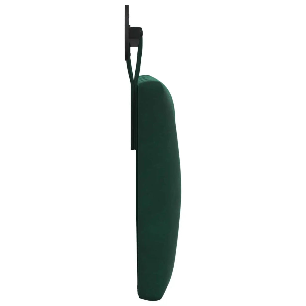 Testiera sospesa Con luce LED Verde Scuro Velluto