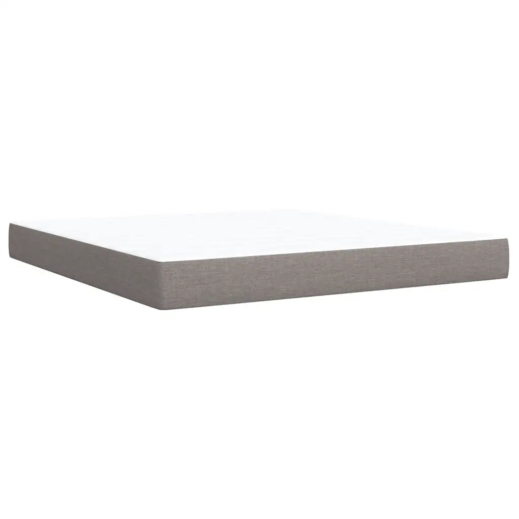 Giroletto a Molle con Materasso Tortora 180x200 cm in Tessuto 3292146