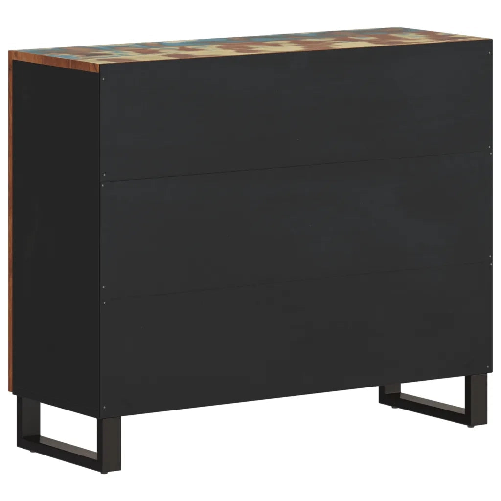 vidaXL Credenza con 2 Ante 90x33x75 cm in Legno Massello di Recupero