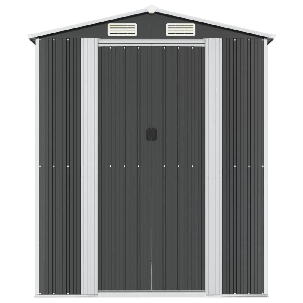 Capanno da Giardino Antracite 192x1021x223cm in Acciaio Zincato cod mxl 65869