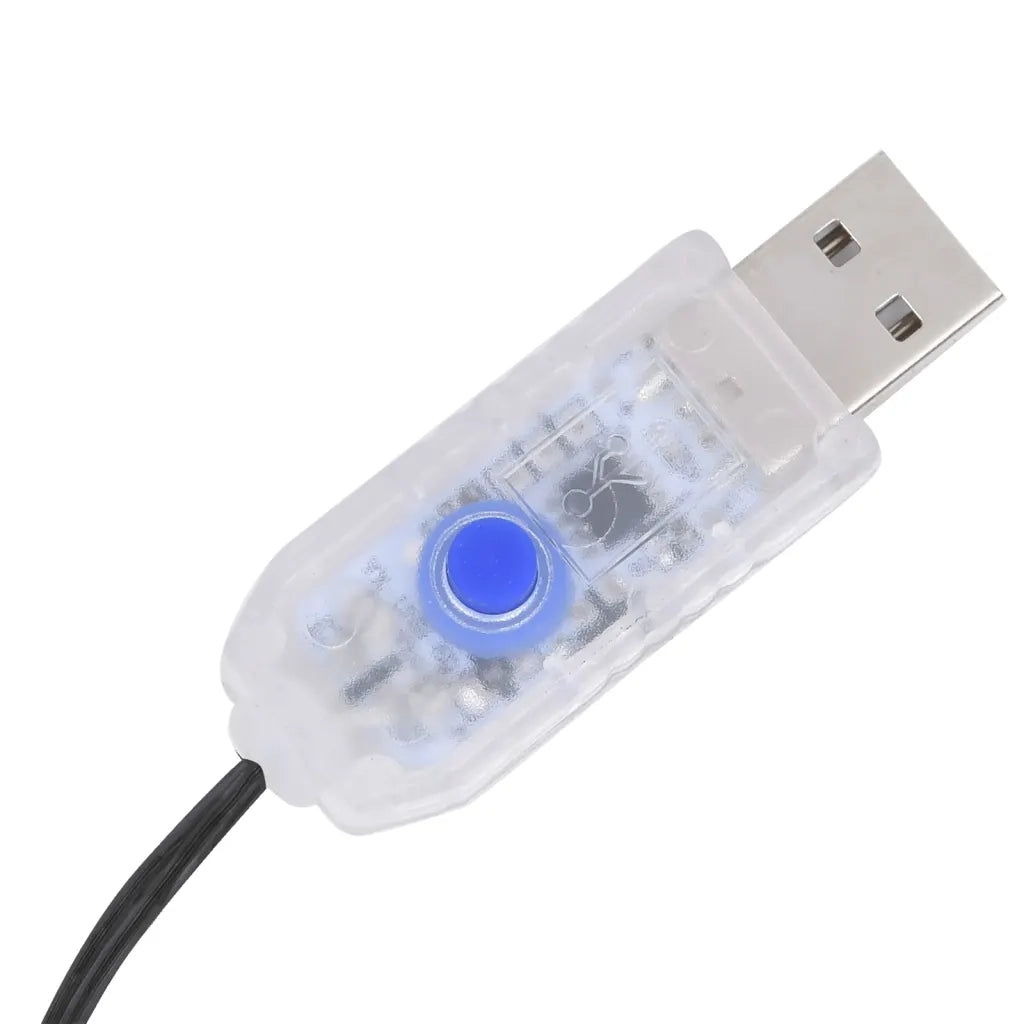 Stringa di Luci LED Interno Esterno 400 LED 40 m Bianco Freddo CFW3196296