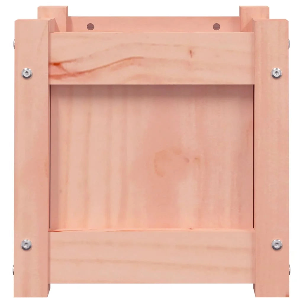 Fioriera rialzata per piante fiori terrazza giardino 31 x 31 x 31 cm legno massello di abete Douglas marrone 02_0037500