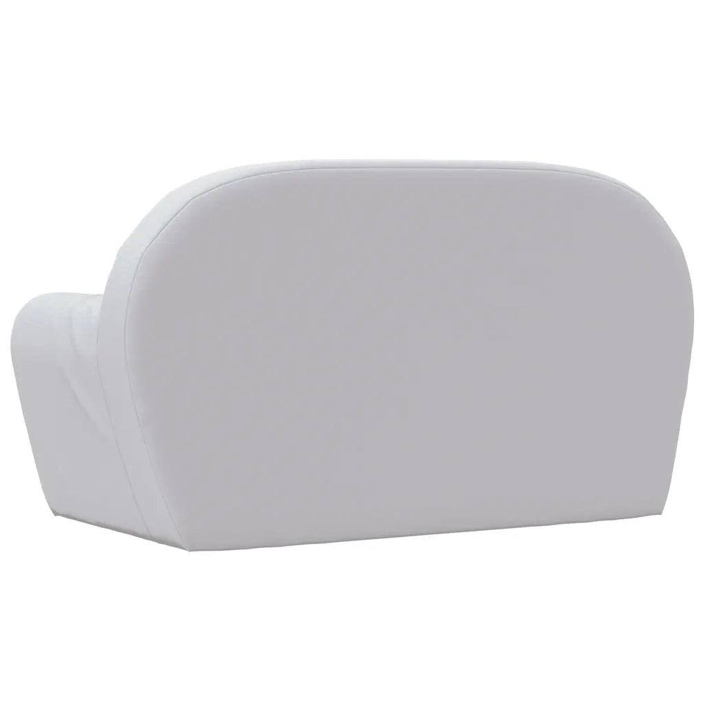 Poltrona-Divano Sedia-Poltroncina Letto per Bambini Grigio Chiaro