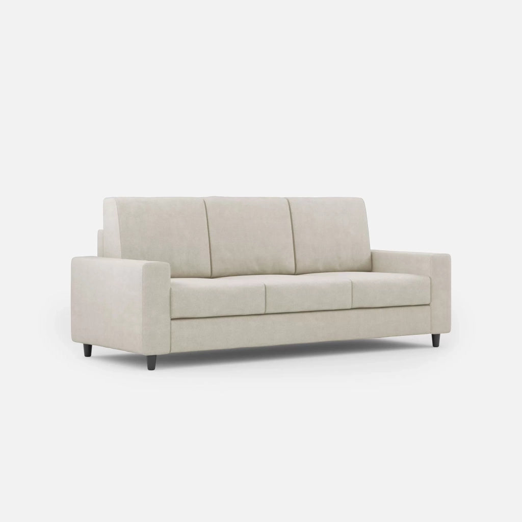 Divano sakar 3 posti (tre sedute da 60cm) misure esterne l.208cm | latte - Mobili 2G