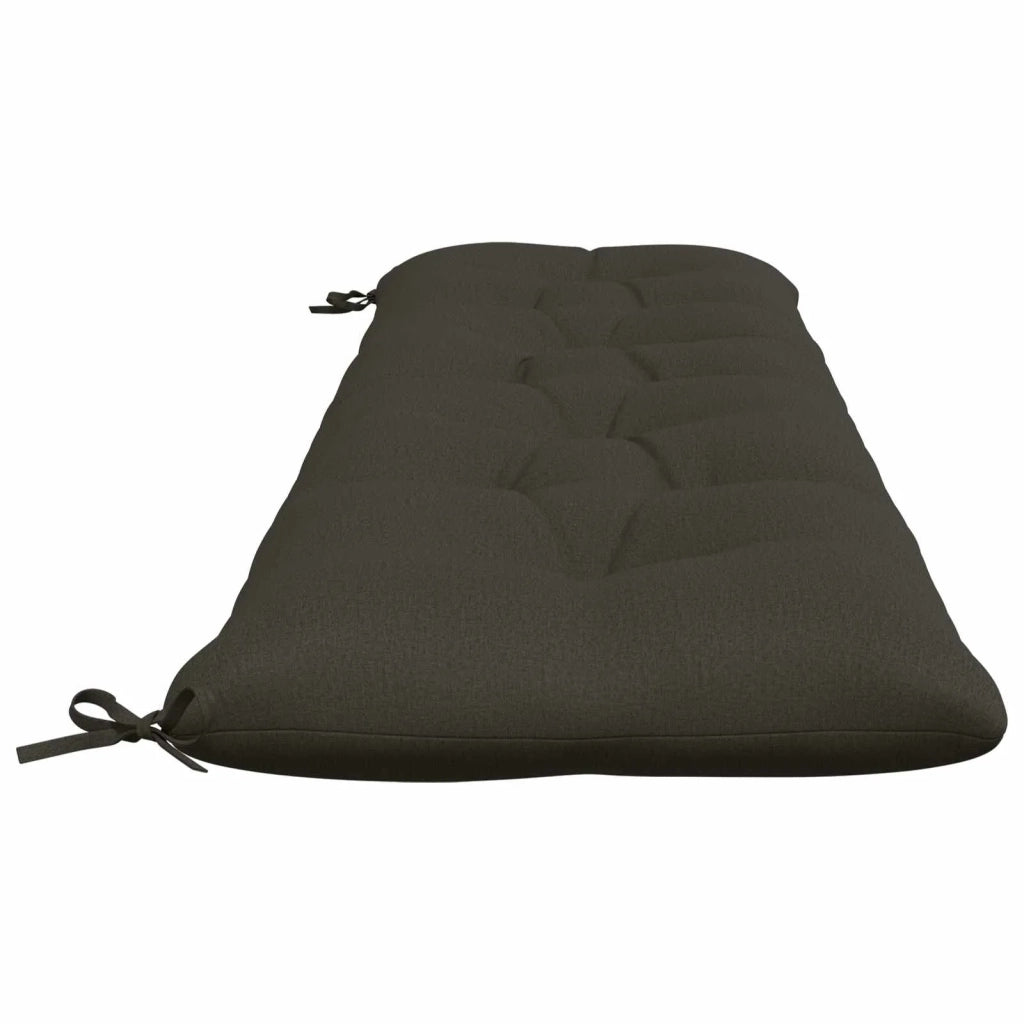 Cuscini per Panchina a 2 Pezzi VIANEN 100% Poliestere Antracite 953201