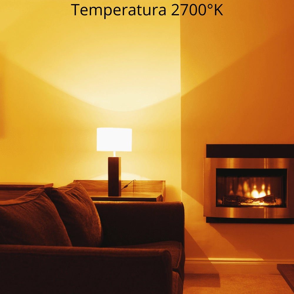 Lampadina led goccia e27 8,5 watt resa 54watt risparmio energetico 2700k pezzi 3