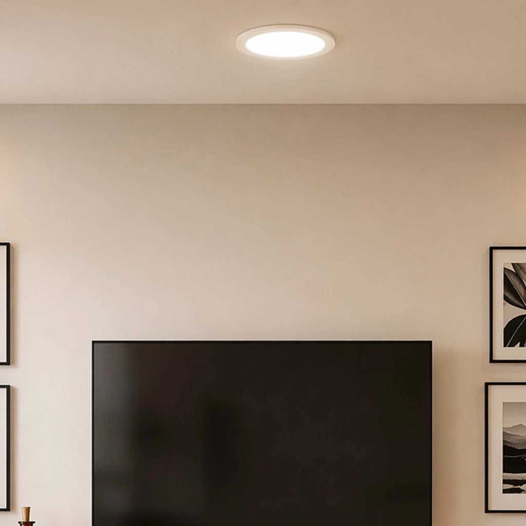 Pannello LED Rotondo Incassato 18W 22cm con 3 Temperature di Colore Regolabili Bianco Avizar