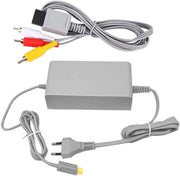 Adattatore di ricarica compatibile con alimentatore EU per console Nintendo Wii U per un gioco prolungato con funzionalità di ricarica.