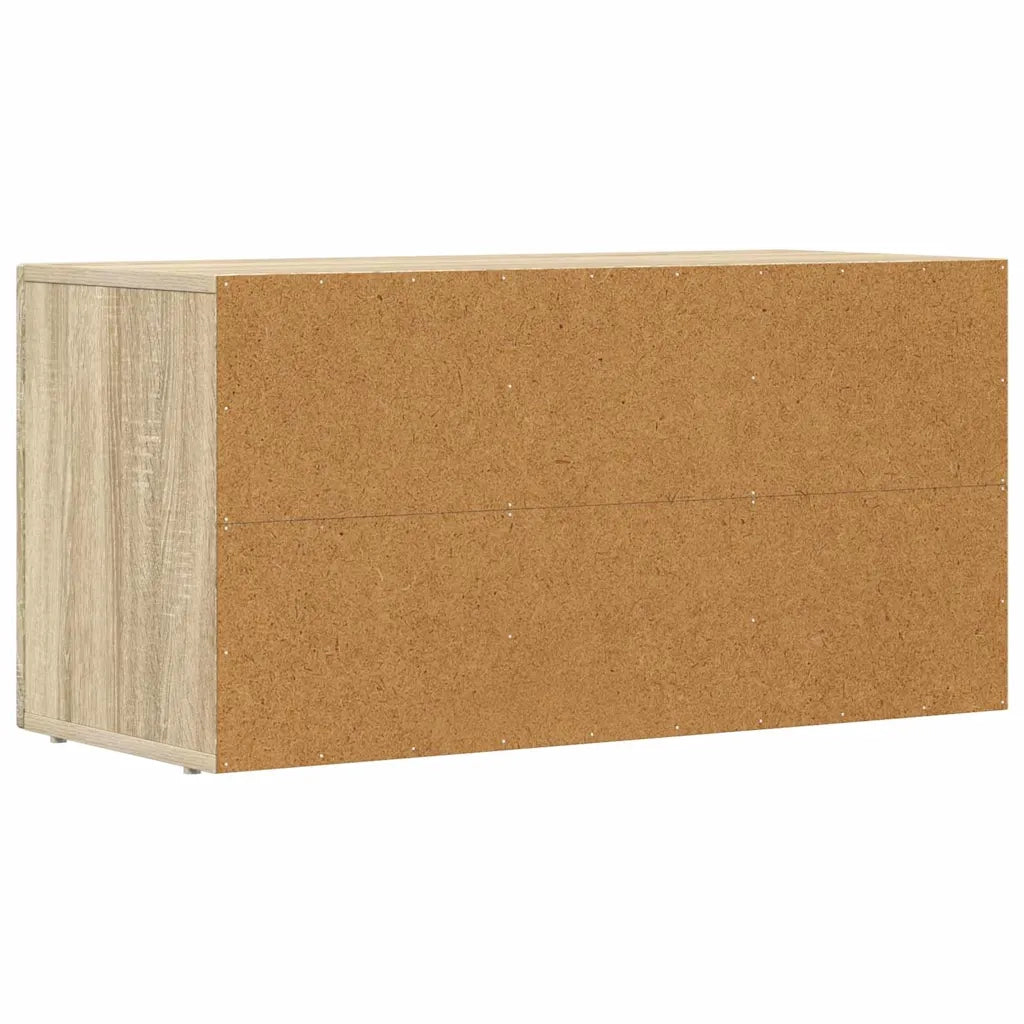 Mobile TV Rovere Sonoma 80 x 35 x 40 cm Legno multistrato