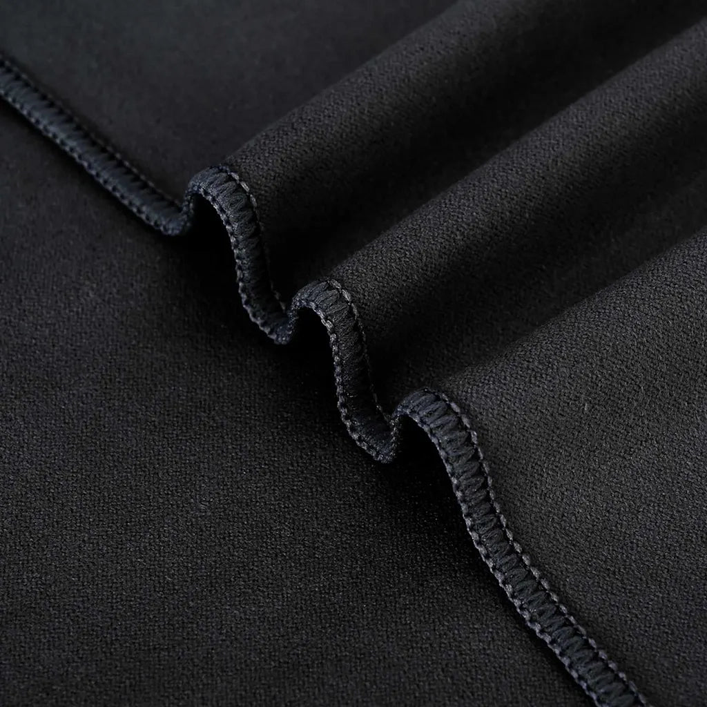 Asciugamani per Sedia Outdoor 2 pcs Nero 130 x 60 cm 42011506