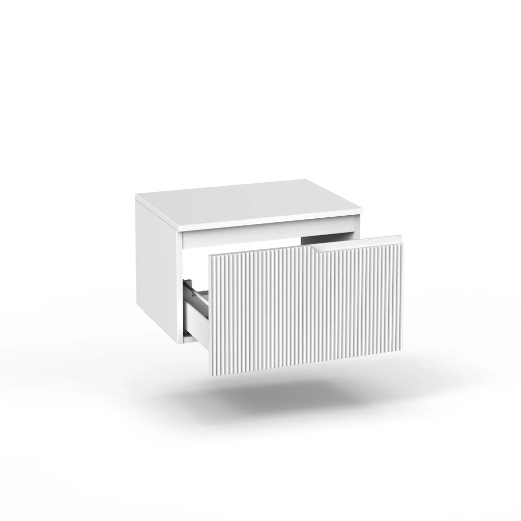 Base con top 1 cestone VENERE bianco opaco