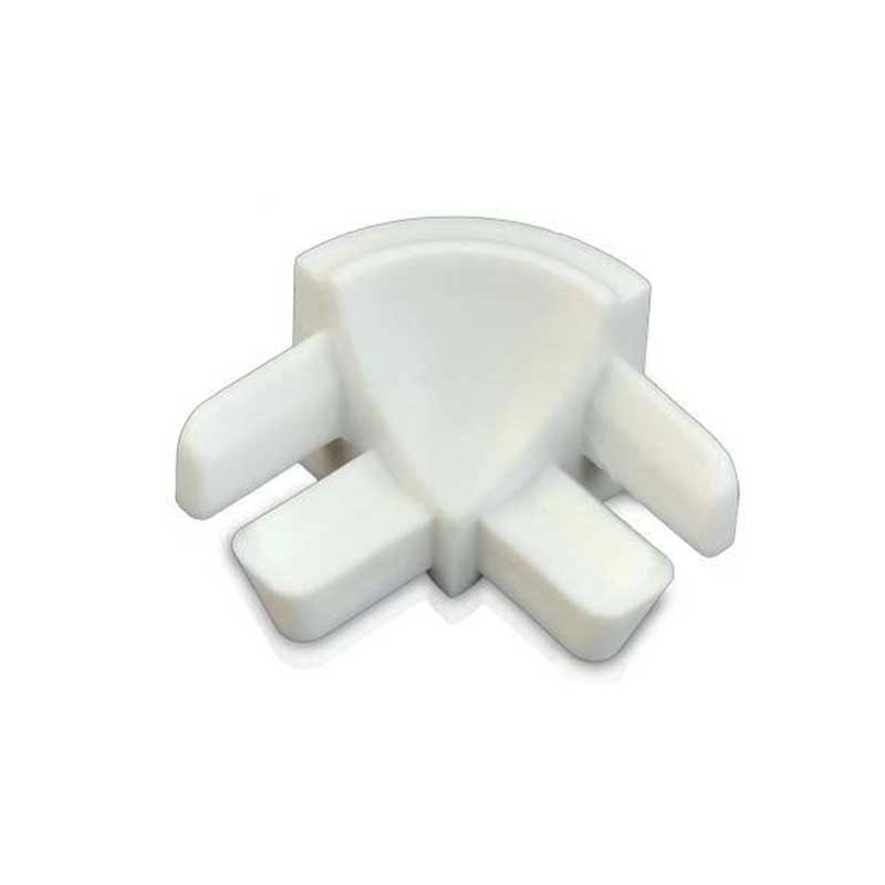 Raccordo per sguscio in plastica bianco : Modello - ESTERNO H10MM