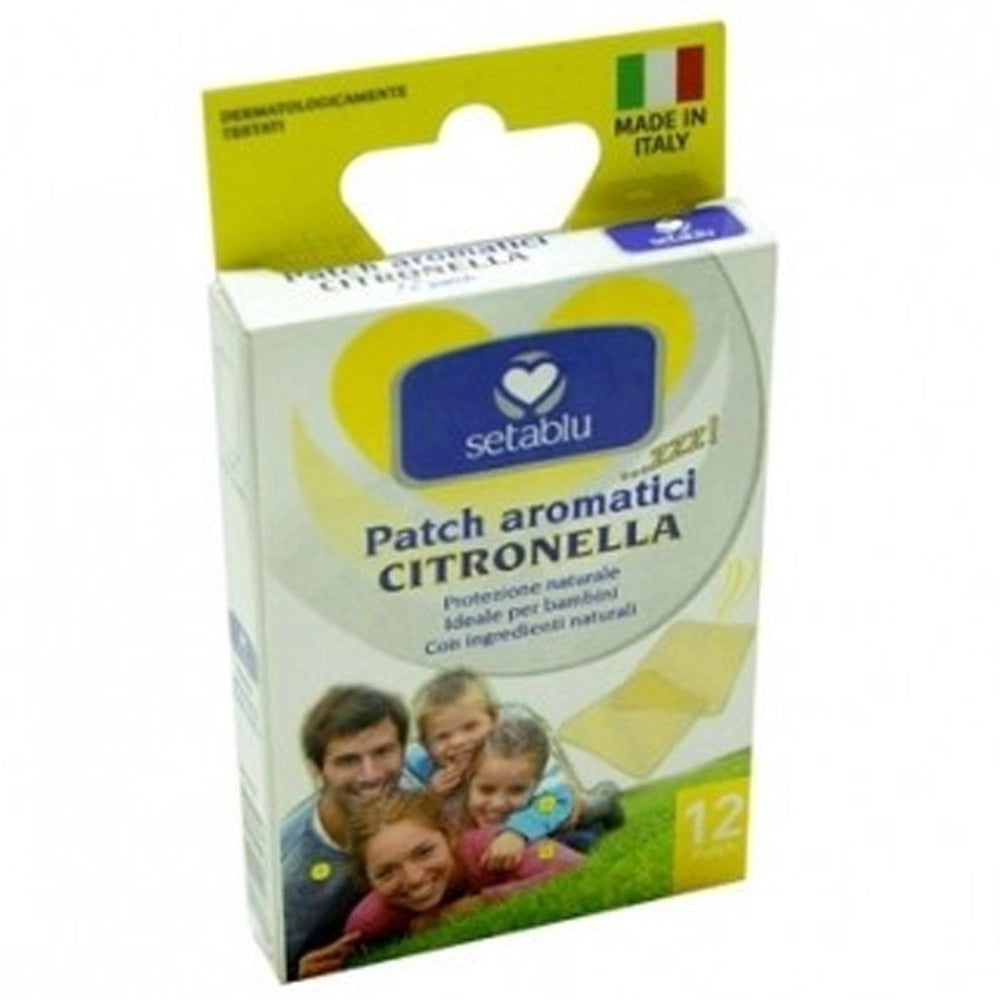 Trade Shop - Cerotti Patch Citronella Repellente Naturale Antizanzare Anti Zanzare Insetti -