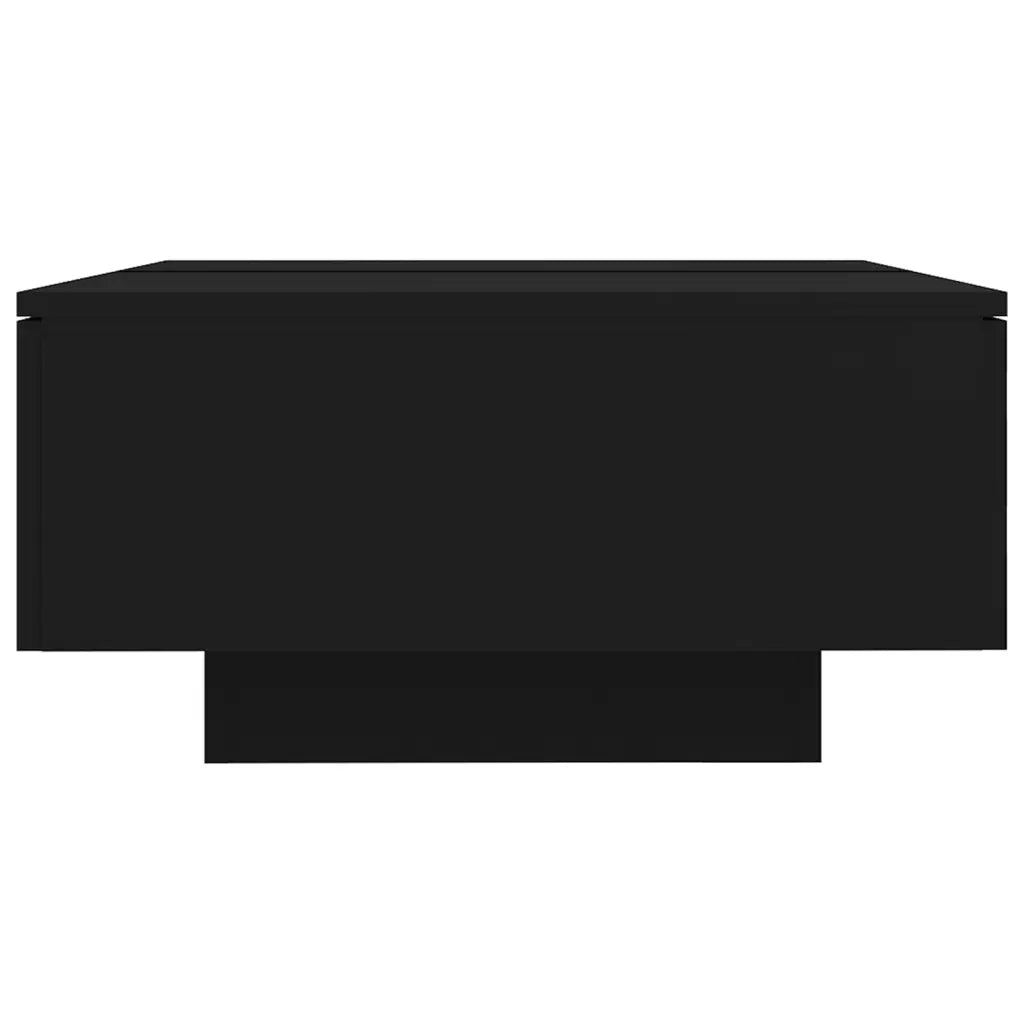 Tavolino da Salotto Nero 90x60x31 cm in Truciolato