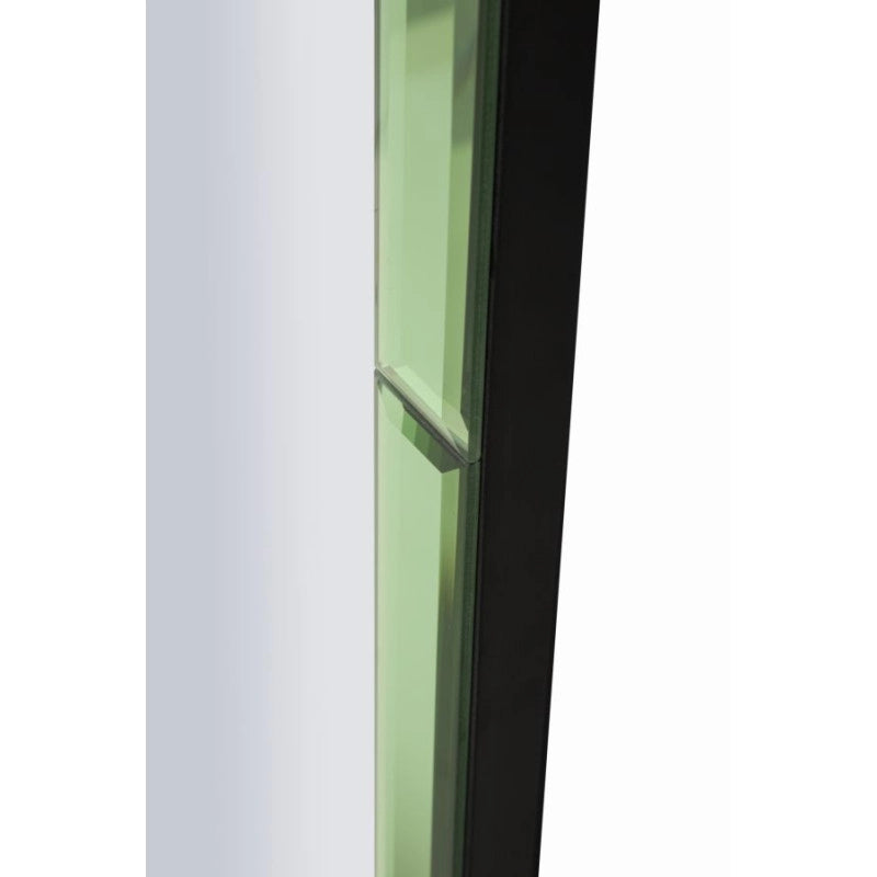 Specchio Da Muro Baku Verde cm 55x2x150 (misura Specchio cm 49x144)