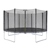 Trampolino 430cm rete di protezione, grigio