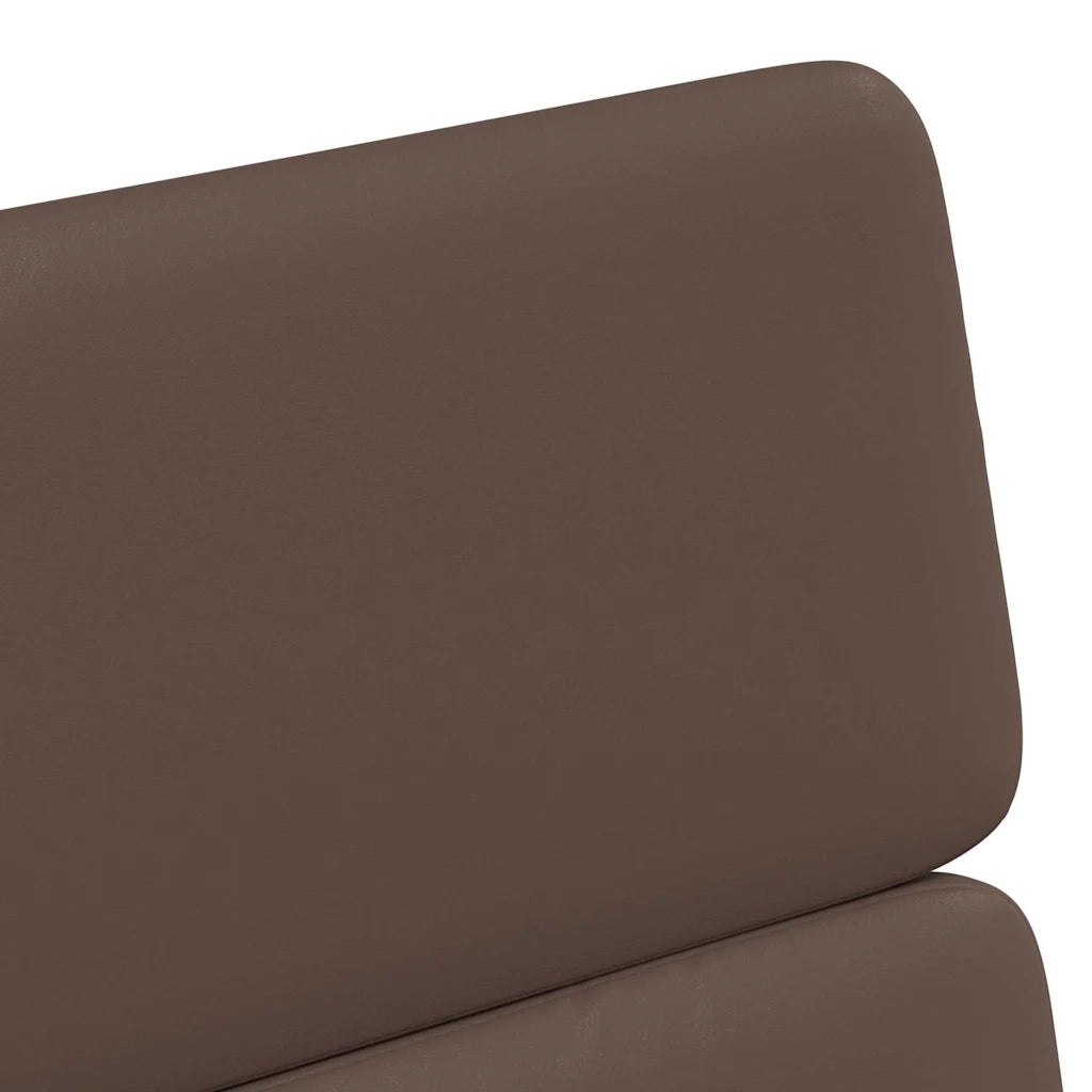 Sedie da Pranzo con Ruote 2 pcs Marrone 58 x 65 x 98 cm 42017885