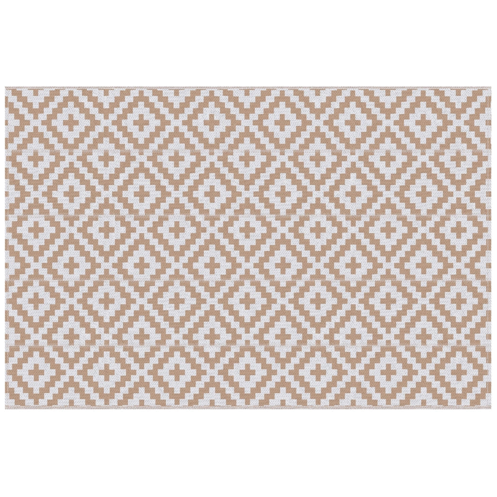 Tappeto Esterno Reversibile ¨C Zephmum ¨C Grigio Bianco 182x274 cm